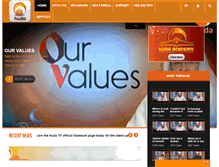 Tablet Screenshot of huda.tv